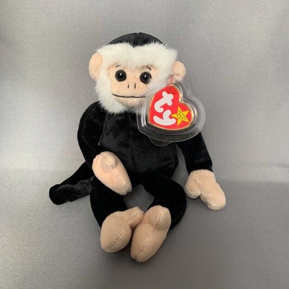 Ty Other - (K6) Ty Beanie Baby 'Mooch' Spider Monkey Rare Retired W / Tag Errors 1998/1999